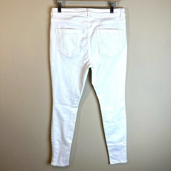 Ann Mashburn White Slim Jeans Women’s 30 x 28 Read - Picture 4 of 7